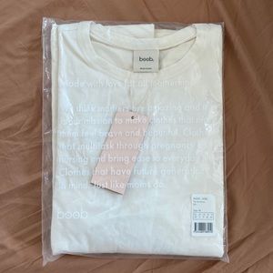 NWT Boob design 100% organic cotton in tofu size M The shirt-blouse, maternity